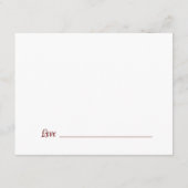 Maroon Math Graduation Party Advice for Graduate エンクロージャーカード (裏面)