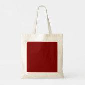 Maroon Minimal Retro Graduation Tote Bag トートバッグ (裏面)