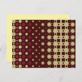 Maroon Modern Thank You Card ポストカード
