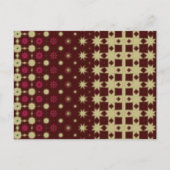 Maroon Modern Thank You Card ポストカード (正面)