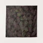 Maroon petaled flower タペストリー (正面(横))