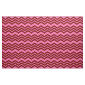 Maroon Red Pink Chevron Zigzag Design  ファブリック (ファットクウォーター)