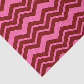 Maroon Red Pink Chevron Zigzag Design  薄葉紙 (詳細)