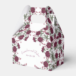 Maroon Rose Wedding フェイバーボックス