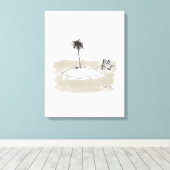 Marooned Painterキャンバス印刷 キャンバスプリント (インサイチュ (ウッドフロア))