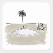 Marooned Painterスタンプ スクエアシール (正面)