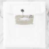 Marooned Painterスタンプ スクエアシール (バッグ)