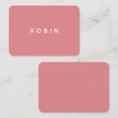 Marque Place Colorus - Rose プレイスカード (正面/裏面)