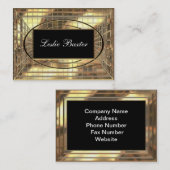 Marqueaバックスターの報酬のプロフェッショナル 名刺 (正面/裏面)