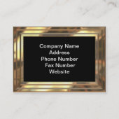 Marqueaバックスターの報酬のプロフェッショナル 名刺 (裏面)