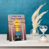 Marquee Award Plaque with Easel フォトプラーク (側面)