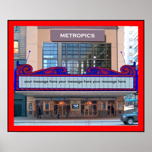 Marquee Poster Personalize  it (45 characters) ポスター (正面)