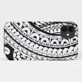 Marquesanパターンの種族の入れ墨のデザイン Case-Mate iPhoneケース (裏面(横))