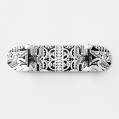 Marquesasのスタイルの種族の入れ墨のスケートボードのデッキ スケートボード (横)