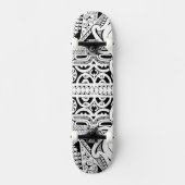 Marquesasのスタイルの種族の入れ墨のスケートボードのデッキ スケートボード (正面)