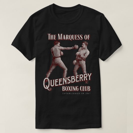 Marquess of Queensberry Boing Club Distressed Boer Tシャツ (デザイン正面)