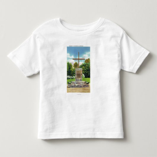 Marquis de Montcalm Monument場面 トドラーTシャツ (正面)