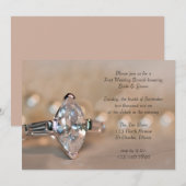  Marquise ダイヤモンド リング 結婚後 ブランシュ 招待状 (正面/裏面)