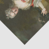 Marquise de Fortia by Nicolas de Largiliere 薄葉紙 (詳細)