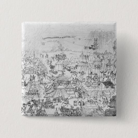 Marquisonの王ヘンリー八世の野営 缶バッジ (正面)