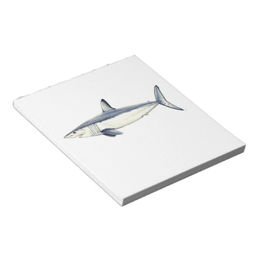 Marrajo - Isurus oxyrinchus ノートパッド (アングル)
