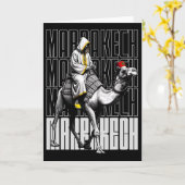 Marrakech Camel Sunset Morocco Flag Marrakesh Love カード (黄色い花)