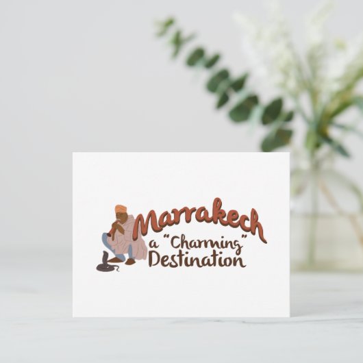 Marrakech Charming Destination ポストカード (スタンド正面)