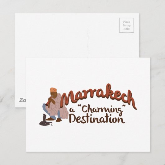 Marrakech Charming Destination ポストカード (正面/裏面)