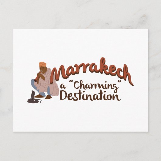 Marrakech Charming Destination ポストカード (正面)