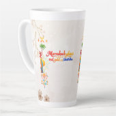 Marrakech Glows – Vibrant Moroccan Art Tee カフェラテマグ (左アングル)