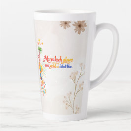 Marrakech Glows – Vibrant Moroccan Art Tee カフェラテマグ