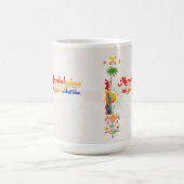 Marrakech Glows – Vibrant Moroccan Art Tee コーヒーマグカップ (中央)