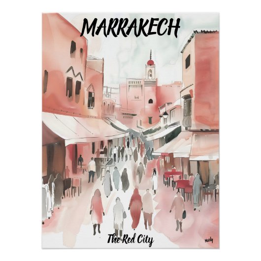 Marrakech: La Ciudad Roja ポスター (正面)