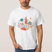 Marrakech - Maroc Tシャツ (正面)