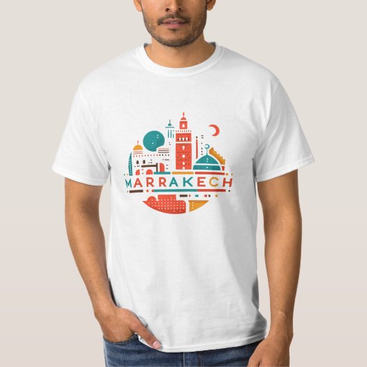 Marrakech - Maroc Tシャツ (正面)