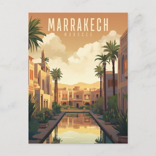 Marrakech - poster - Affiche ポストカード (正面)