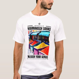 Marrakech souks tシャツ