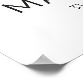 Marrakech Wall Art Print Watercolor Cityscape ポスター (角)