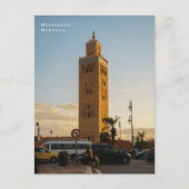 Marrakesh Morocco City Vibes Street Scene ポストカード (正面)
