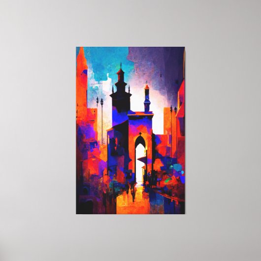 Marrakesh, Morocco(The Red City), Canvas Print キャンバスプリント (正面)