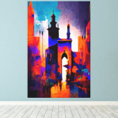 Marrakesh, Morocco(The Red City), Canvas Print キャンバスプリント (インサイチュ (ウッドフロア))
