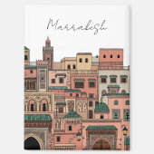Marrakesh Morocco Travel マグネット (正面)