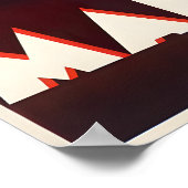 Marrakesh Print Moroccan Art Morocco Travel Poste ポスター (角)