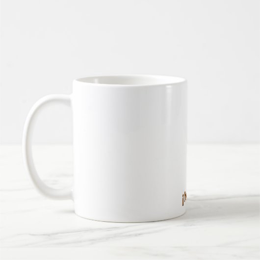Marranitosの息子Amor (Marranitosは愛はです) コーヒーマグカップ (左)