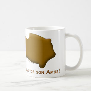 Marranitosの息子Amor (Marranitosは愛はです) コーヒーマグカップ