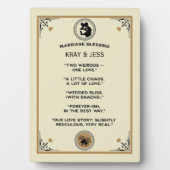 Marriage Blessing Gift フォトプラーク (正面)