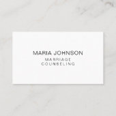 Marriage Counseling Business Card 名刺 (裏面)
