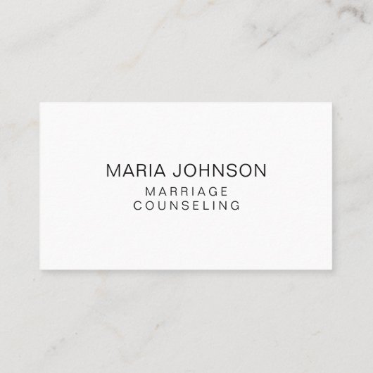 Marriage Counseling Business Card 名刺 (裏面)