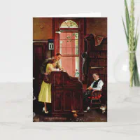 Marriage License by Norman Rockwell カード | Zazzle.co.jp