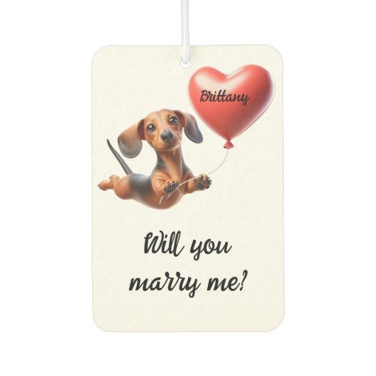 Marriage Proposal カーエアーフレッシュナー (正面)